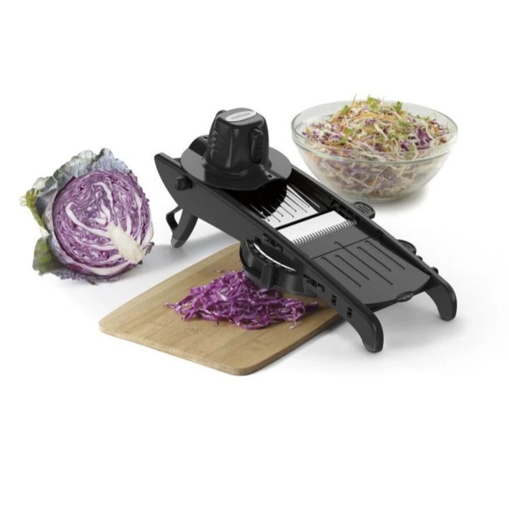 Cuisinart CTG-00-MAN01 Mandoline Slicer Stainless Steel 4 Cutting Options, Black